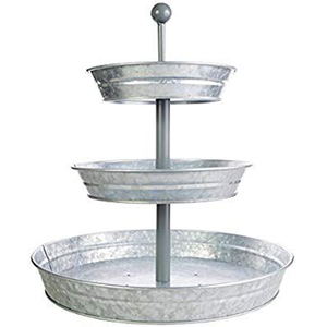 Manufacturer & Wholesaler Metal Iron Galvanized <b>Cake</b> Serving <b>Stand</b> Metal Iron Galvanized 3 Tier <b>Cake</b> <b>Stand</b> - Product Image 1