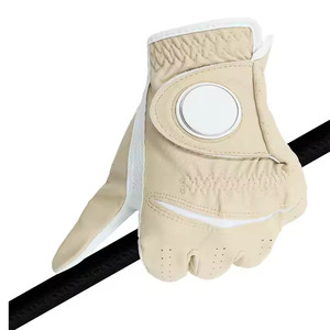 Gants de golf avec logo personnalisé, main gauche, impression par sublimation, accessoire de sport respirant en cuir véritable, style tendance - Product Image 5