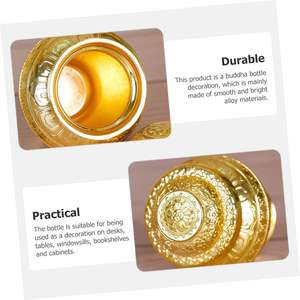 Eight Auspicious Vases Metal Burial Urns Container Cremation Urn for <b>Ashes</b> Mini Plant Pots <b>Pet</b> <b>Ashes</b> <b>Keepsake</b> White Pots - Product Image 5