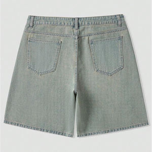 Pantalones cortos de mezclilla desgastados multicolor personalizados para hombre al por mayor con parche NY 11 pantalones cortos de mezclilla de verano - Product Image 4