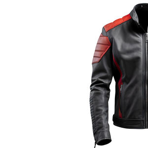 Blouson de moto en cuir unisexe coupe-vent de style européen, en cuir de vachette premium, sur mesure, toutes saisons, fournisseur en gros - Product Image 4
