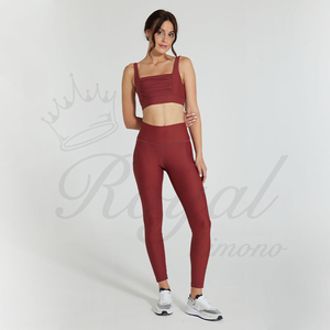 Conjunto de dos piezas al por mayor, sujetador y mallas de yoga para gimnasio, ropa deportiva, conjunto de yoga para fitness para mujer - Product Image 2
