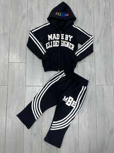 Ensembles de sweats à capuche de haute qualité personnalisés, lavage à l'acide, épais, délavé, broderie de patch, survêtement streetwear, ensembles 2 pièces, sweats à capuche pour hommes - Product Image 5