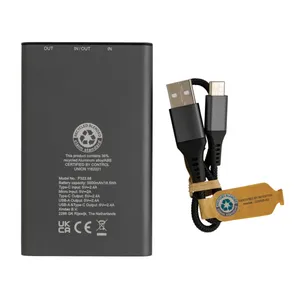 Batterie externe Terra 5000mAh recyclée et durable, gadgets promotionnels - Product Image 6