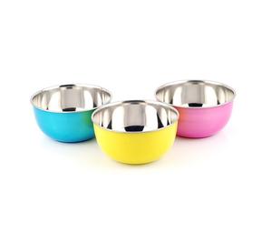 Cuenco de acero inoxidable ideal para porcionar grandes cantidades de alimentos durante la preparación de comidas para familias numerosas o eventos. - Product Image 6