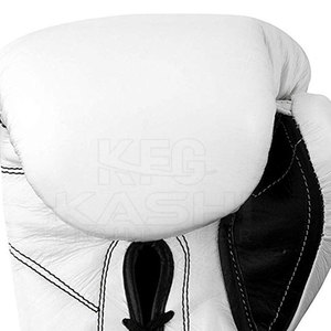 ถุงมือหนังสำหรับคิกบ็อกซิ่ง MMA ดีไซน์ขั้นสูง พร้อมคุณสมบัติระบายอากาศและซับเหงื่อ สายรัดข้อมือปรับได้เพื่อความกระชับ - Product Image 6