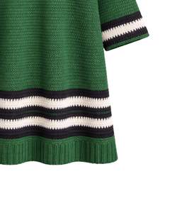 Manufacturer Customized Women Green Hooded Knit Sweater Dress Chunky <b>Crochet</b> Pullover Longline Winter Warm Casual Streetwear <b>Top</b> - Product Image 6