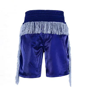 Exoro Apparels Shorts de sport unisexe pour la boxe et les arts martiaux, séchage rapide, léger, 100% polyester, confortable, taille élastique, 160g - Product Image 3