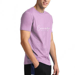 T-shirts pour hommes à col rond, coupe classique, 100 % coton, de haute qualité, marque privée - Respirants, séchage rapide, design personnalisable, en gros - Product Image 3