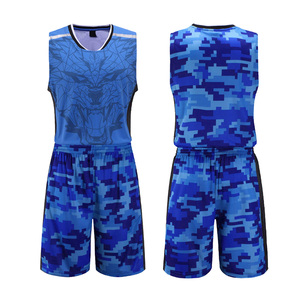 Uniforme de baloncesto de secado rápido para adultos Diseño único Ropa deportiva Logotipo impreso Nuevo modelo Jerseys Pantalones cortos Baloncesto transpirable - Product Image 1