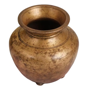 Lota de Latón Puro Vintage de Alta Calidad con Acabado Pulido para Uso en la Cocina, Artículo de Cocina Árabe Antiguo Lutiya - Product Image 6