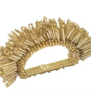 Hot Selling Handmade Beaded Napkin Ring Party Wedding <b>Table</b> Decoration in Best Price From India - Product Image 1