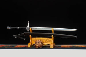 Espada Occidental Espada Santa Espada Romana Animal Grabado Plateado Señor Anillos Espada de Guerra Transfronteriza Espada Real Europea - Product Image 6