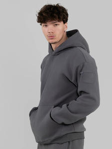 Vente en gros d'ensemble de sweats à capuche pour femmes grande taille col à capuche en tissu tricoté d'hiver - Product Image 3