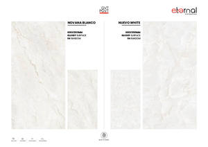 Carreaux en porcelaine d'inspiration artistique en pierre, 600x1200 mm, surface veinée, haute résistance, intérieurs résidentiels - Product Image 4