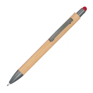 Penna a Sfera in Bambù Personalizzata <span class=keywords><strong>LUCIO</strong></span>, Gadget Unico per una Scrittura Confortevole - Product Image 6