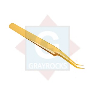 Extensions de cils Pince à épiler professionnelle à 90 degrés pour volume Acier inoxydable - Product Image 2