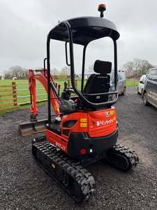 Excavatrice diesel Kubota U17-3a, mini-excavatrice sur chenilles de 1,7T |   Mini-excavatrice utilitaire Kubota U17-3a 1.7T d'origine - Product Image 4