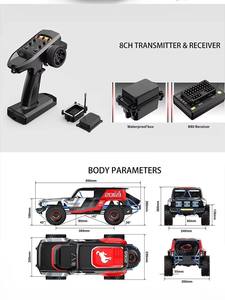 Voiture RC MJX HYPER H8P 1:8 Brushless Ford Bronco <span class=keywords><strong>Baja</strong></span> <span class=keywords><strong>1000</strong></span> 4WD Tout-Terrain Camion Professionnel Simulation Véhicule de Simulation d'Escalade - Product Image 5