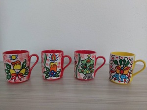 DAFNI <b>BIG</b> PAZAR Custom 3D Relief Ceramic <b>Mug</b> Handmade Hand Painted Cute Fruit Design Dishwasher Safe Gift Box Giveaways Model - Product Image 6