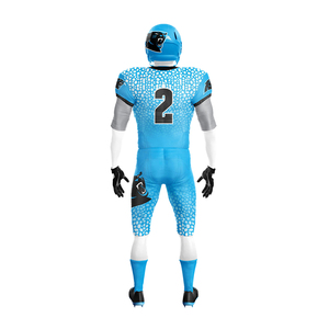 Uniforme de Fútbol Americano Personalizado con Nombre de Equipo, Manga Corta, Talla Grande, Sublimación Completa, Proveedor OEM - Product Image 3