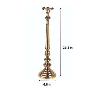 Good Quality Metal Vintage Metal Brass <b>Candle</b> Holders Lamp and <b>Candle</b> Pillar Holder for Wedding Accent Best Price <b>Candle</b> <b>Mold</b> - Product Image 3