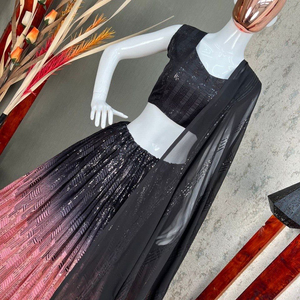 Diseñador de moda de compromiso Lehenga Choli fiesta desgaste vestidos de novia precio bajo Lehenga Choli en precio al por mayor de La India - Product Image 1