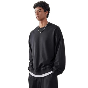 Sweat-shirt unisexe vintage de haute qualité en molleton, broderie personnalisée, vente en gros pour la saison d'automne, mélange coton/polyester - Product Image 1