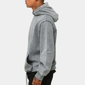 Fabricant par Hosten Greek Enterprises Vêtements pour hommes Sweats à capuche Sweat-shirts en coton respirant Logo personnalisé Lavage à l'acide Sweat à capuche pour hommes - Product Image 5