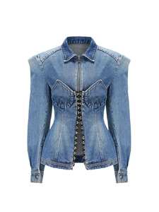 Material de marca Original puro, producto de alta demanda, chaqueta vaquera para hombre, diseño adecuado de fábrica, chaqueta vaquera de secado rápido para hombre - Product Image 2