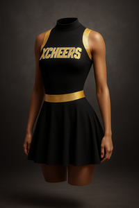 ชุดยูนิฟอร์มเชียร์ลีดเดอร์แบบสั่งทำพิเศษ SNG สำหรับทุกเพศ สีขาว เสื้อแขนกุดผ้าสแปนเด็กซ์ กางเกงขาสั้น สไตล์ใหม่ สำหรับฝึกซ้อมในโรงเรียน บริการ OEM - Product Image 6