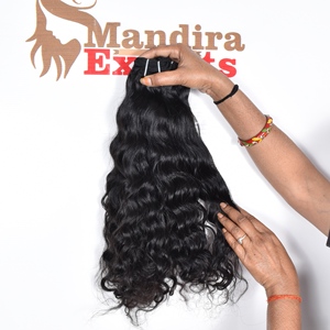 Extensions de cheveux vierges 100 % naturels, non traités, à ondulations profondes, cuticules alignées, cheveux humains indiens, lots de mèches ondulées, vente en gros - Product Image 2