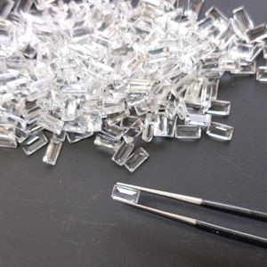 โทแพซสีขาวธรรมชาติ 6x3 มม. ทรงบาแก็ตต์ คุณภาพดีที่สุด สำหรับทำเครื่องประดับ - Product Image 3