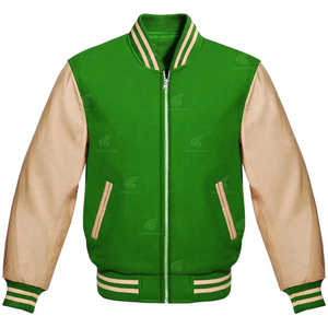 Veste d'hiver abordable pour hommes, style streetwear, avec doublure matelassée, style lettreman, motifs d'appliques brodées, vêtements décontractés - Product Image 1