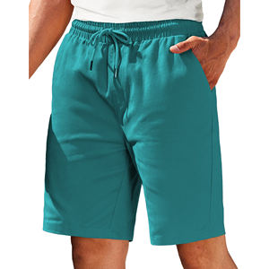 Short élastique pour homme en coton d'été Design taille haute Fournit des shorts chauds Short respirant avec poches Short décontracté - Product Image 2