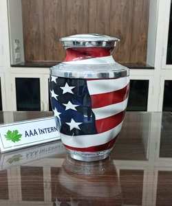 ราคาตลาดของแท้คุณภาพดีที่สุดกลับมาที่บ้านเสร็จสิ้นวัสดุอลูมิเนียมการเผาศพผู้ใหญ่/โกศศพจากอินเดีย - Product Image 3