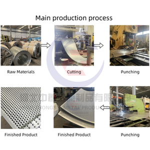 Vòng tròn không gỉ đục lỗ kim loại lưới kim loại đục lỗ tấm nhôm đục lỗ để trang trí - Product Image 6