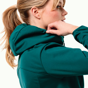Chaqueta impermeable de concha suave para mujer con cremallera de manga larga logotipo personalizado para montar a caballo chaqueta Softshell de alta calidad - Product Image 3