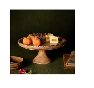 Luxury High Quality Wooden Cake Stand with Glass Cover Custom Design Available Wedding Birthday Anniversary Party Decorations - Product Image 6