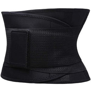 Unisex Neoprene Gym Waist <b>Trainer</b> Cowhide Shaper Sweat Slimming Waist Trimmer Belt for Weight Loss Custom Size - Product Image 1