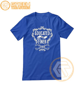 T-shirt pour femmes Zeta Phi Beta personnalisé en gros vêtements de sororité t-shirts en coton vêtements de fraternité pour femmes plus fines - Product Image 3