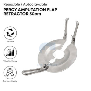Divaricatore Chirurgico <span class=keywords><strong>Percy</strong></span> in Acciaio Inossidabile Manuale per Efficace Retrazione dei Tessuti Molli, Certificato CE, Strumento Riutilizzabile - Product Image 4