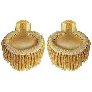 Épaulettes de marche en toile brodée de haute qualité à coudre avec franges - Product Image 4