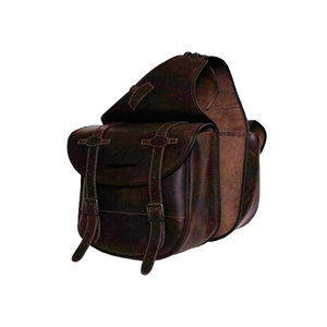 Sac de selle en cuir véritable de haute qualité usiné à la main produit de saut équestre pour les vêtements d'équitation - Product Image 1