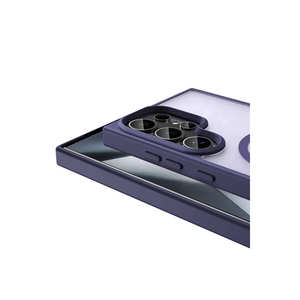 Funda Magnética de Carga para Magsafe, Color Verde Oscuro, para Samsung Galaxy S24 Ultra, Funda de Silicona a Prueba de Golpes, Diseño Transparente de PC - Product Image 5