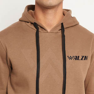 Design personnalisé couleur unie hiver hommes survêtement 100% coton respirant qualité supérieure ensembles en gros - Product Image 6