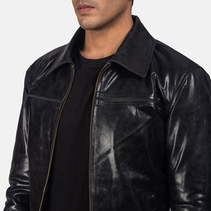 Chaquetas de Cuero Genuino al por Mayor de Pakistán, Cinturón Lateral Informal, Impermeables, Transpirables, Estilo Urbano de Invierno para Hombre - Product Image 6