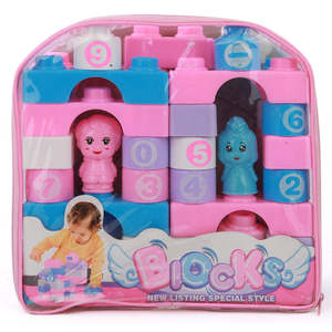 Kids Building <b>Blocks</b> - Pink - Product Image 3