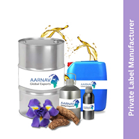 AARNAV GLOBAL EXPORTS 100% Minyak Esensial Murni Iris Pallida/Ekstrak Biji Orris Ramah Lingkungan Pemutih Distilasi Uap GMP