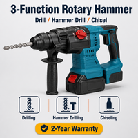 Marteau perforateur sans fil 21V 45mm SDS-Max 3 fonctions (perforation, burinage, poinçonnage) 7.8J Garantie 2 ans